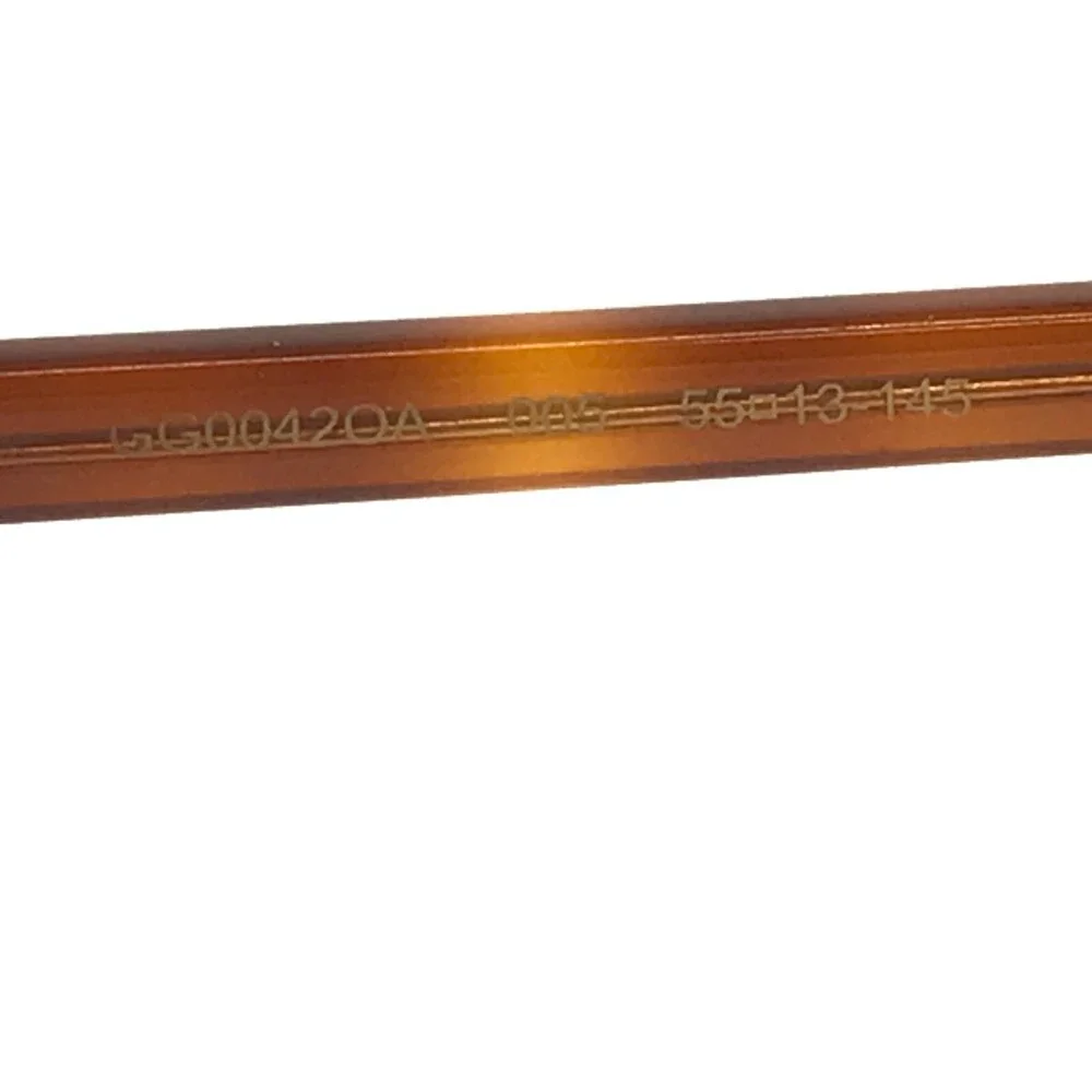 Gucci Eyeglasses Frames GG0042OA 005 Brown Tortoise Square Full Rim 55-13-145